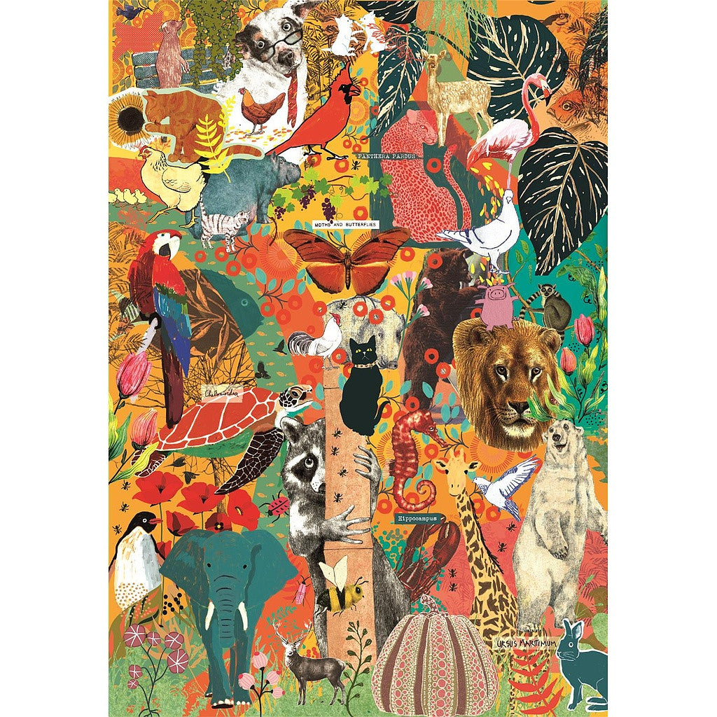 Clementoni Puzzle - Tiere und Pflanzen (1000 Teile)