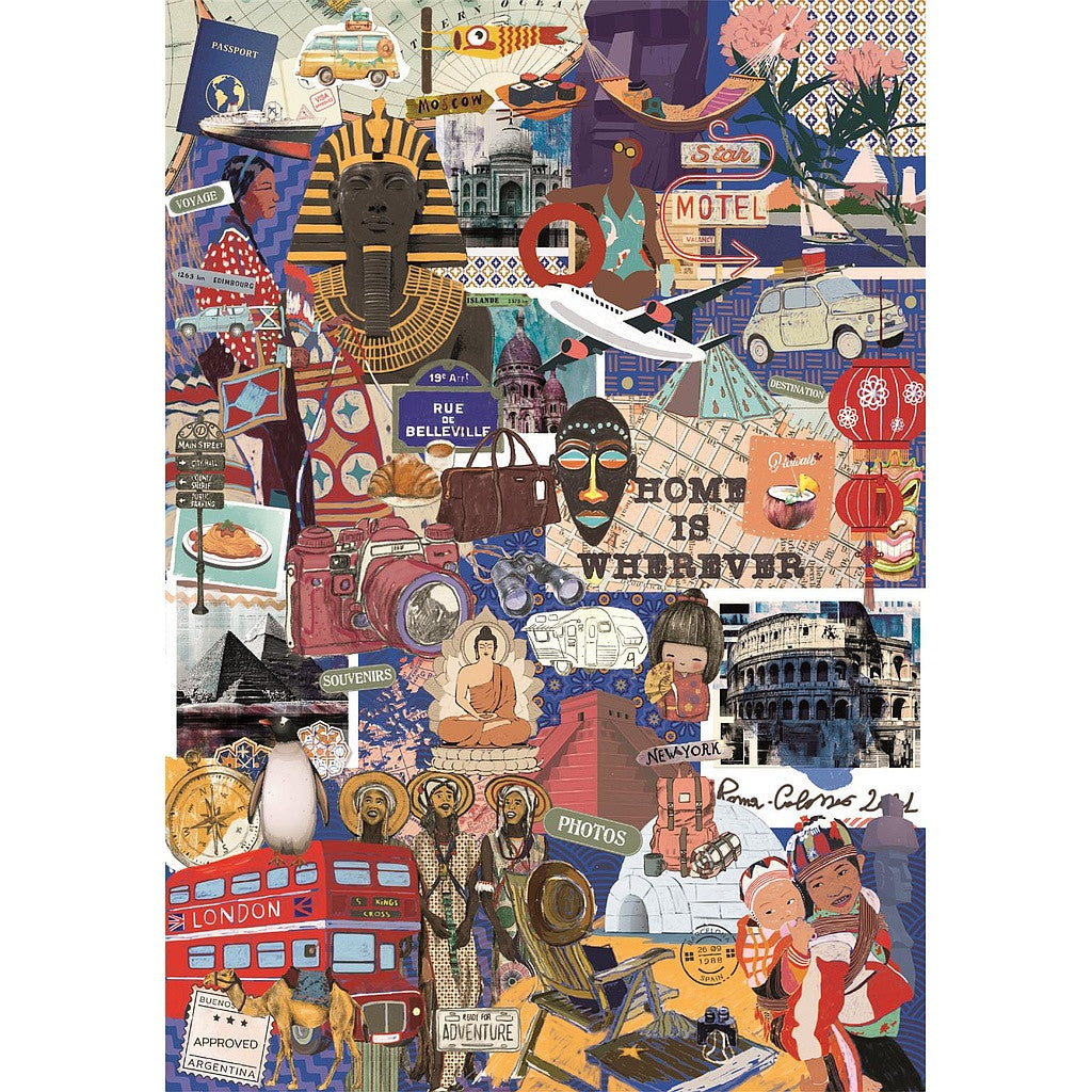 Clementoni Puzzle - Reisen und Kulturen (1000 Teile)