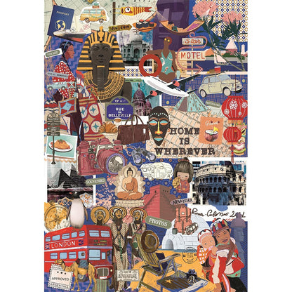 Clementoni Puzzle - Reisen und Kulturen (1000 Teile)