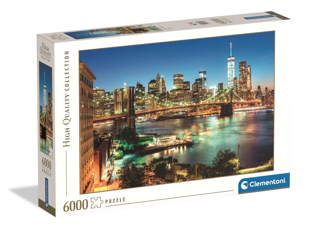 Clementoni Puzzle - New York "Lichter der Brooklyn Bridge" (6000 Teile)