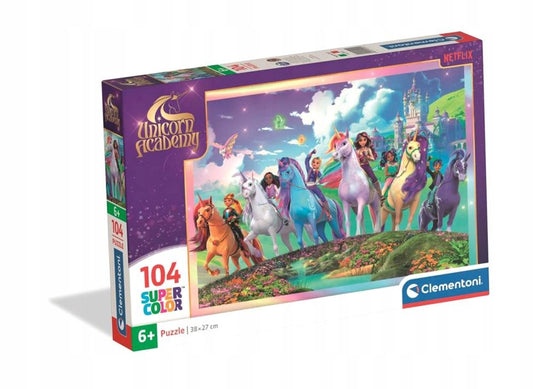 Clementoni Puzzle - Netflix Unicorn Academy "Zusammenhalt" (104 Teile)