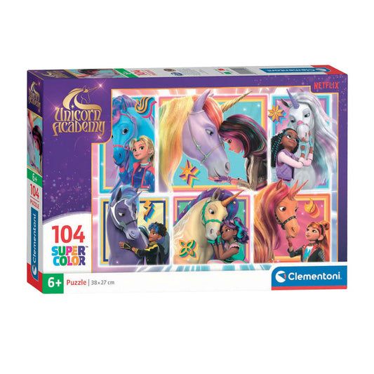 Clementoni Puzzle - Netflix Unicorn Academy "Freundschaft" (104 Teile)