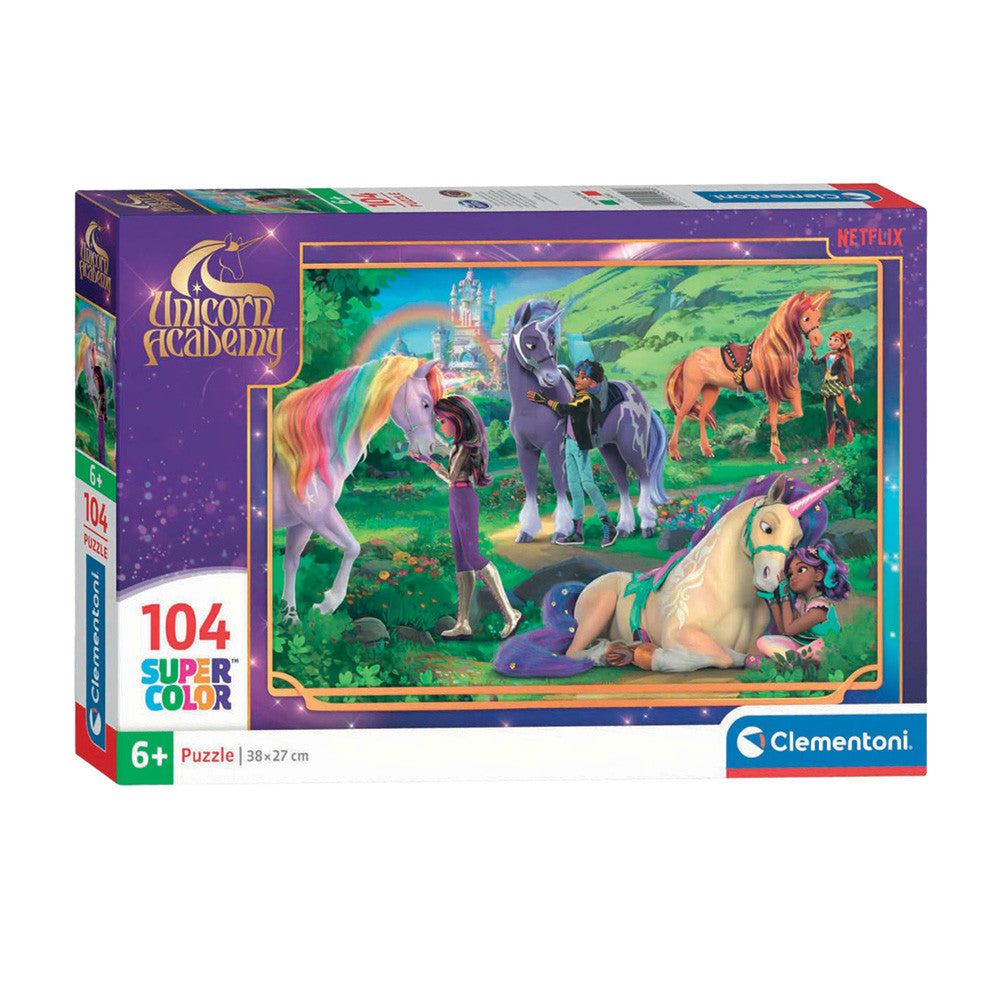 Clementoni Puzzle - Netflix Unicorn Academy "Meadow" (104 Teile)