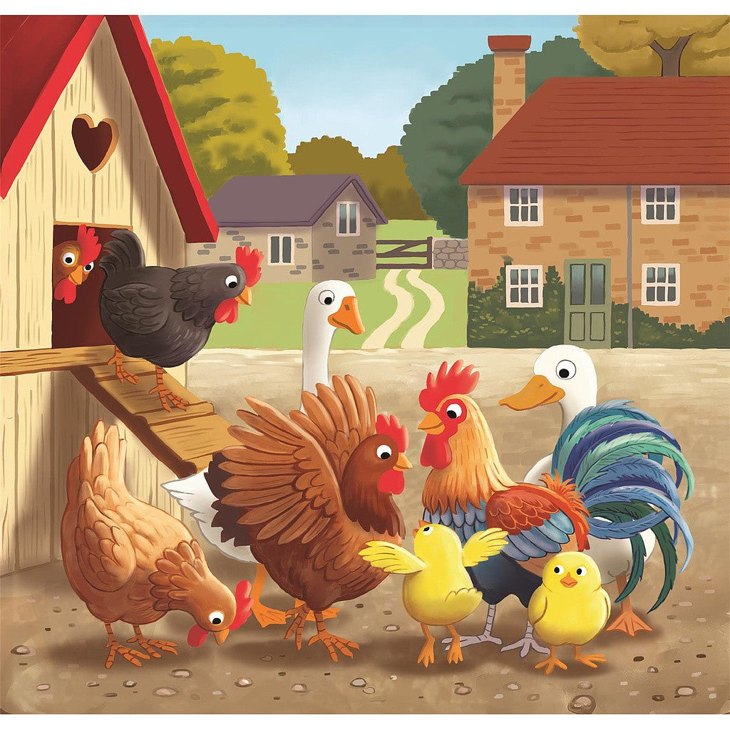 Clementoni 3-in-1 Puzzle - Momente auf dem Bauernhof (3 x 48 Teile)