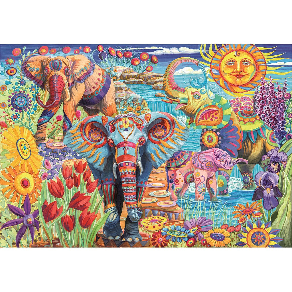 Clementoni Puzzle - Elefantenkarneval (500 Teile)