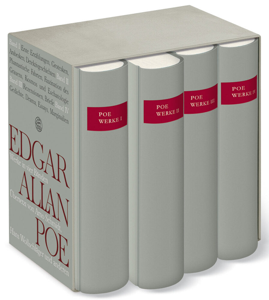 Werke in vier Bänden, 4 Teile (Edgar Allan Poe)