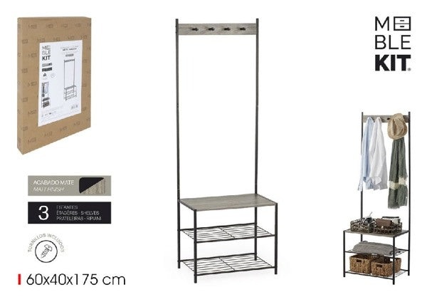 Garderobe "Coach-Rack" (60 x 40 x 175 cm)