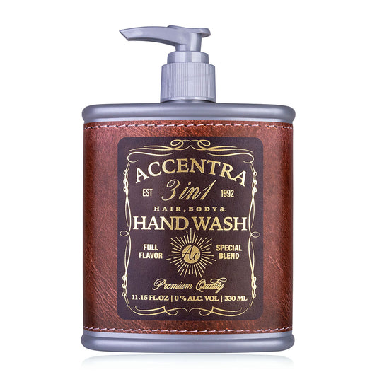 3-in-1 Duschgel "Special Blend" in Flachmann-Optik (für Haare, Köper und Hände, 330 ml)