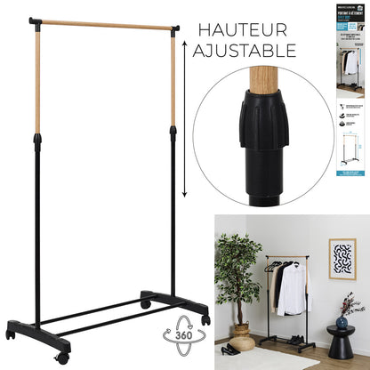 Kleiderständer "M5", höhenverstellbar (80 x 43 x 90-160 cm)