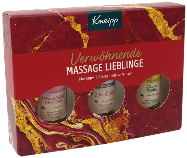 Massage Set "Verwöhnende Lieblinge" (3 x 20 ml)