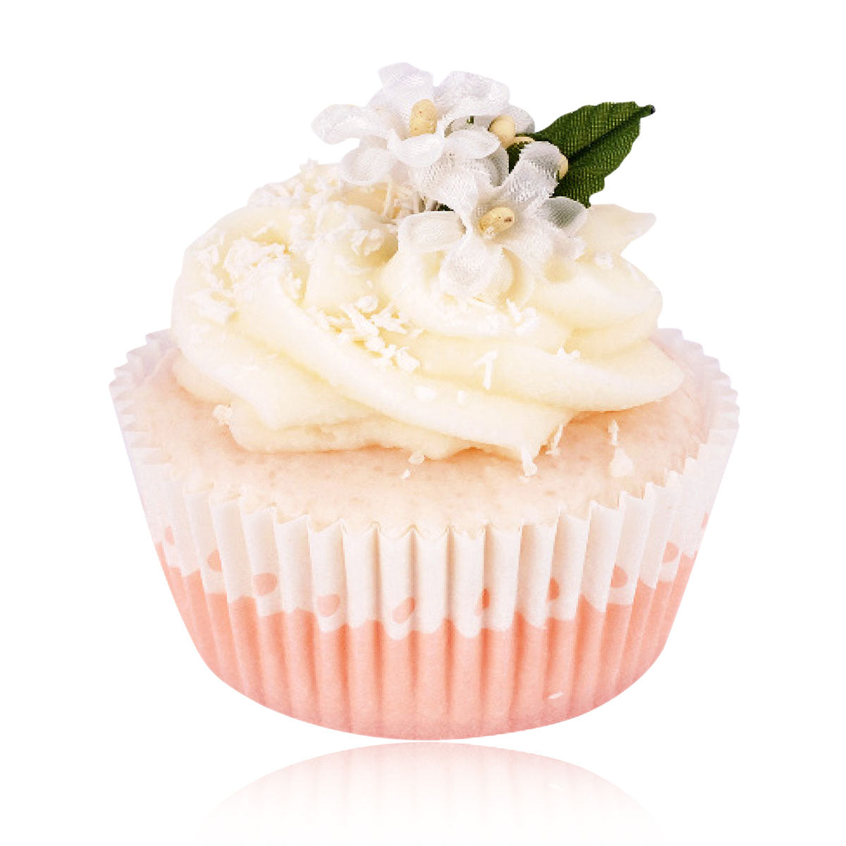 Bade Cupcake "Karibik-Cocktail" (Duft: Kokos und Vanille)