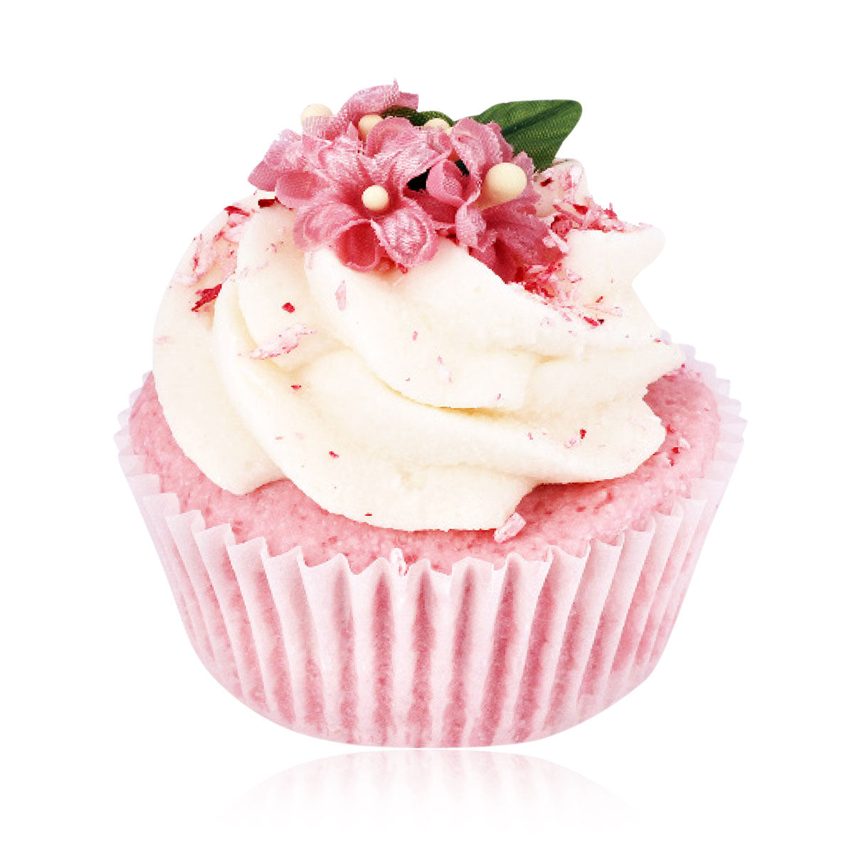 Bade Cupcake "Früchtepunsch" (Duft: Granatapfel und Rhabarber)