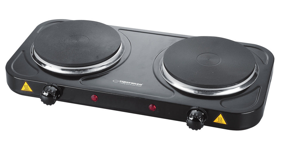 Elektroherd 2er-Platte "Cotopaxi", schwarz