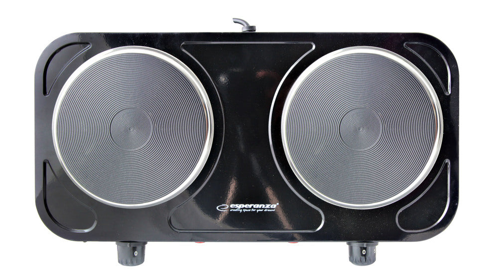 Elektroherd 2er-Platte "Cotopaxi", schwarz