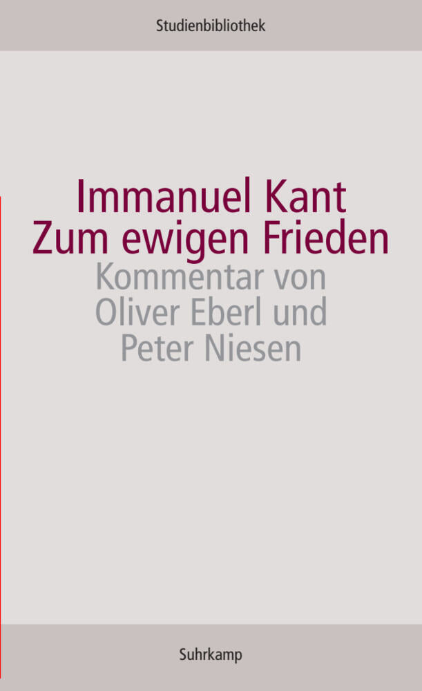 Zum ewigen Frieden (Immanuel Kant)
