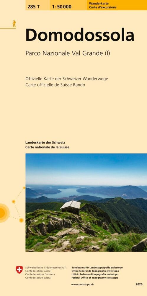 285T Domodossola Wanderkarte (Bundesamt Für Landestopografie Swisstopo)