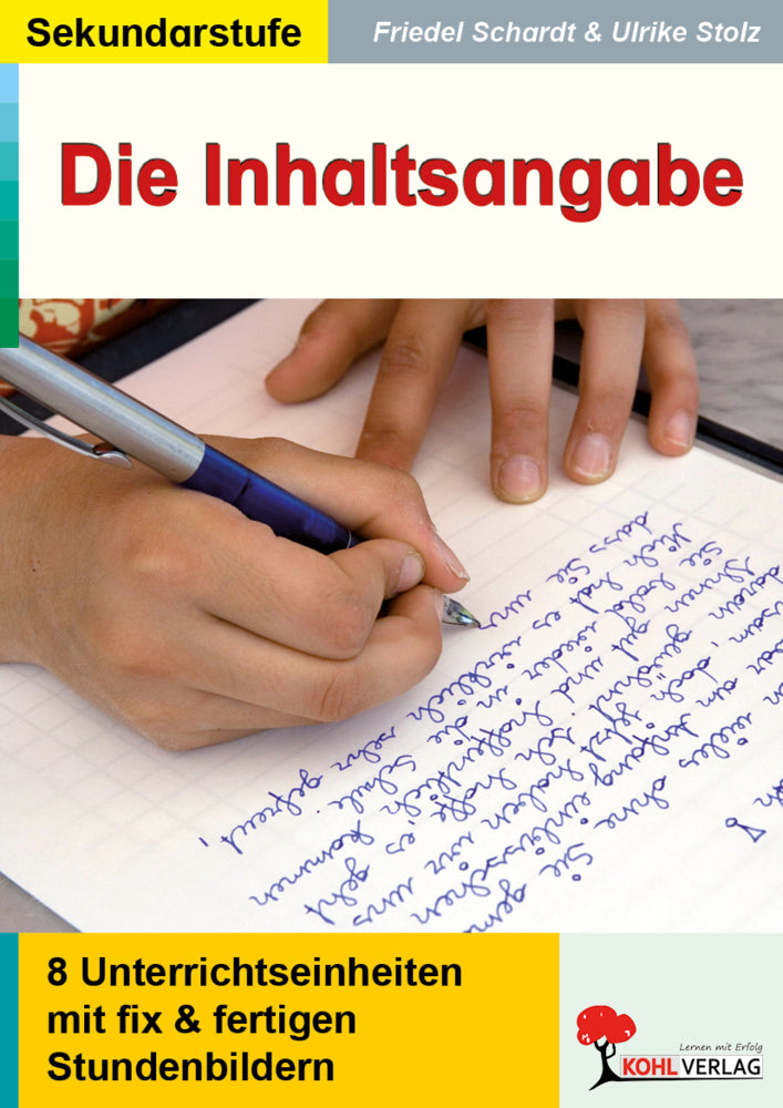Die Inhaltsangabe (Friedel Schardt)