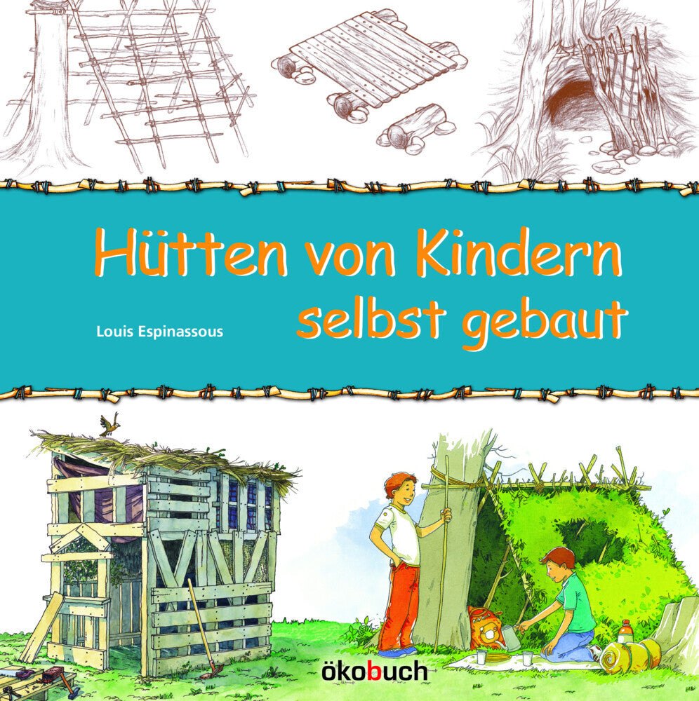 Hütten von Kindern selbst gebaut (Louis Espinassous)