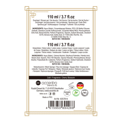 Badeset "Sakura Spa" in Keramikbadewanne