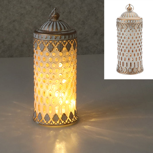 LED-Leuchte "Orient", weiss-gold (7 x 20cm)