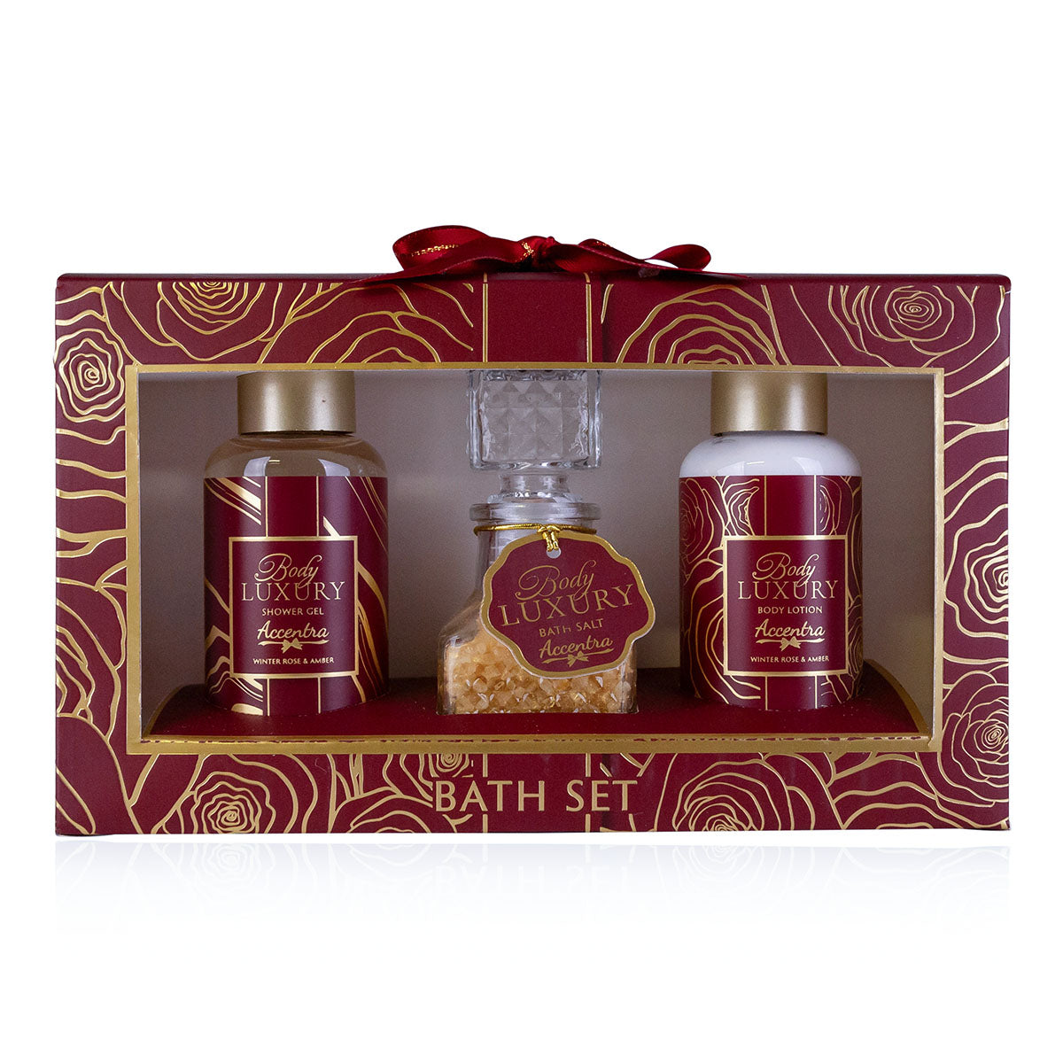 Badeset "Body Luxury" in Geschenkbox, (Duft: Winter Rose & Amber