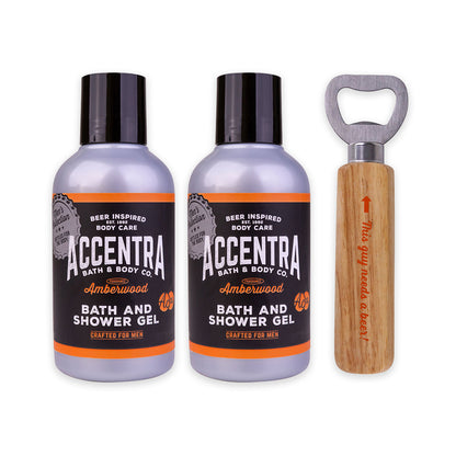 Pflegeset "Men's Collection", in Geschenkbox mit Flaschenöffner