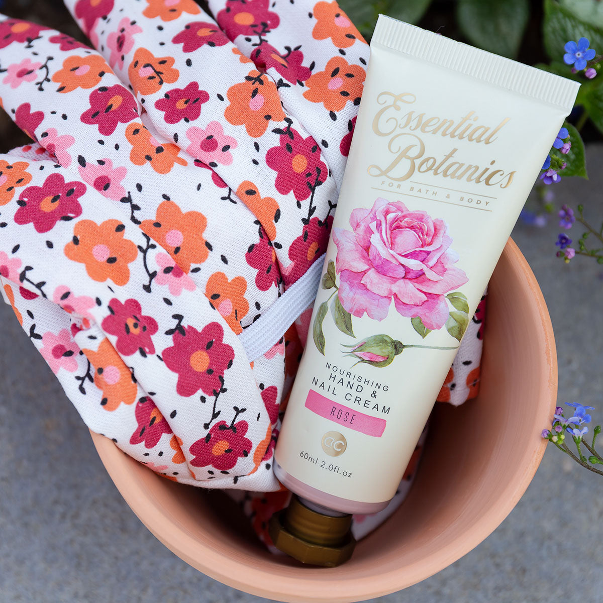 Handpflegeset "Essential Botanics Classics", mit Blumentopf in Geschenkverpackung