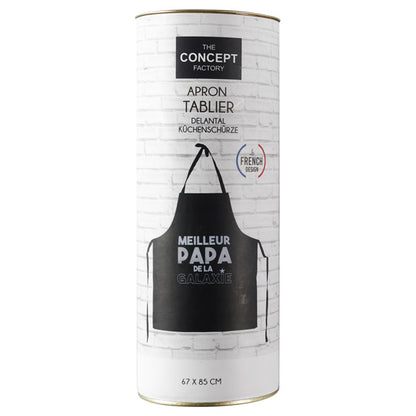 Kochschürze "jes suis ton Père", beige