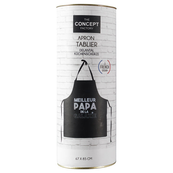 Kochschürze "jes suis ton Père", marine blau