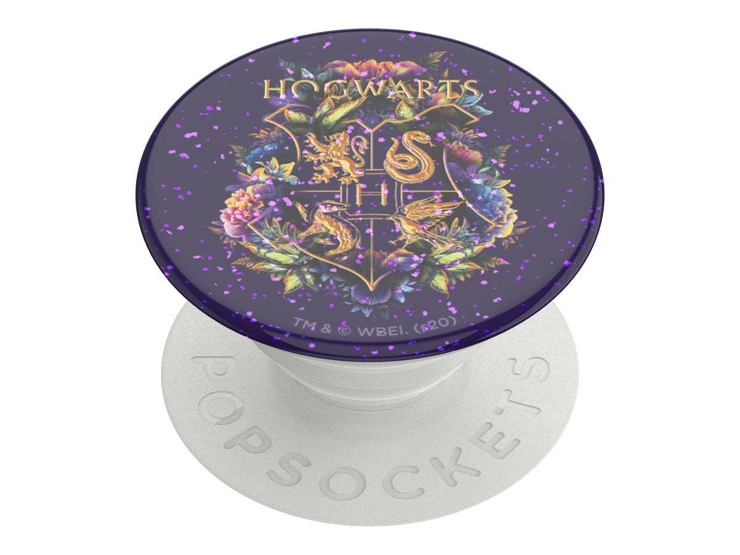 Popsockets Harry Potter Hogwarts lila Glitzer