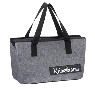 Filztasche "Krimskrams", (38 x 26 x 26.5 cm)