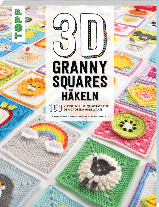 3D Granny Squares häkeln (Caitie Moore)