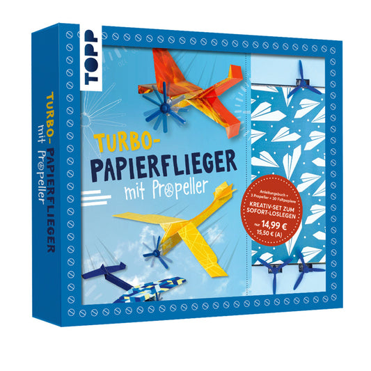 Kreativ-Set Turbo-Papierflieger mit Propeller (Christian Saile)