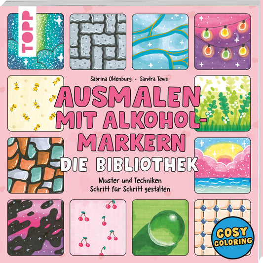 Ausmalen mit Alkoholmarkern - die Bibliothek (Sabrina Oldenburg)