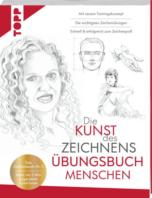 Die Kunst des Zeichnens Übungsbuch - Menschen. Mit neuem Trainingskonzept (Frechverlag)