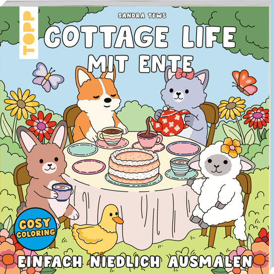 Cosy Coloring - Cottage Life mit Ente (Sandra Tews)