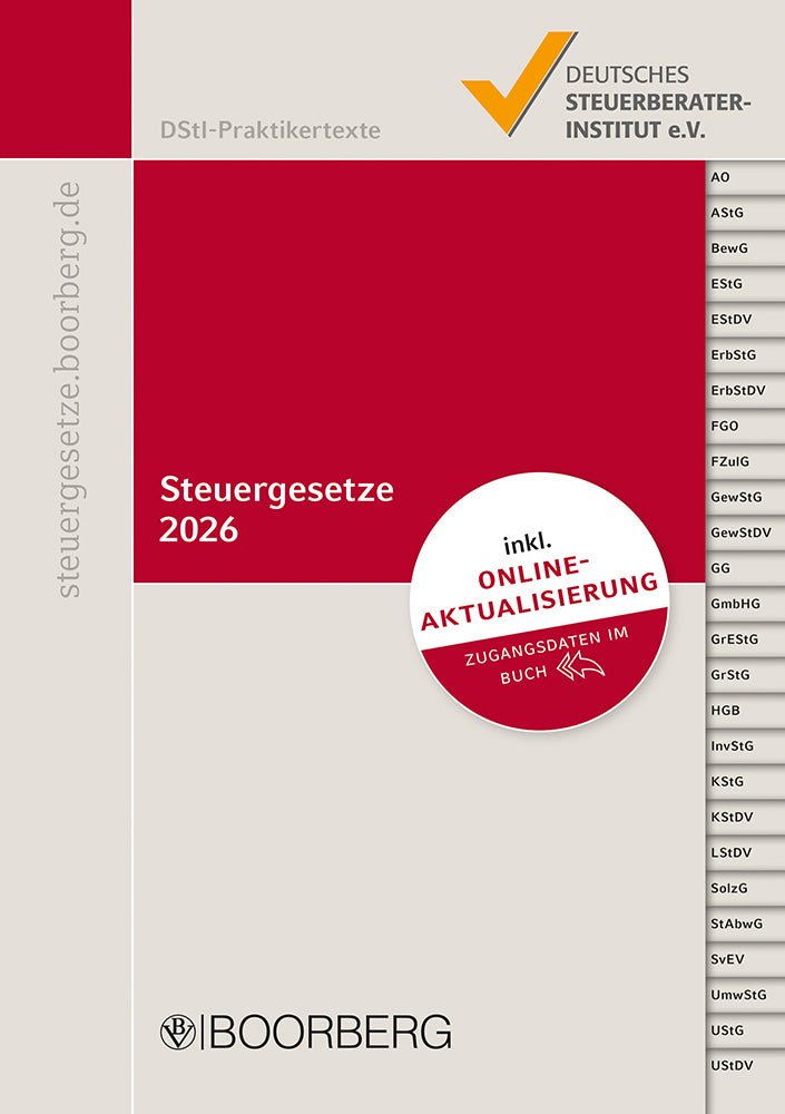 Steuergesetze 2026 (Deutsches Steuerberaterinstitut E.V.)
