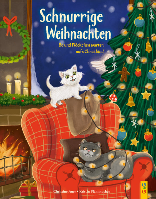Schnurrige Weihnachten - Bo und Flöckchen warten aufs Christkind (Christine Auer)