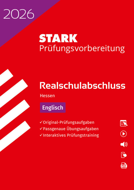 STARK Englisch - Realschulabschluss 2026 Hessen - Prüfungsvorbereitung, m. 1 Buch, m. 1 Beilage