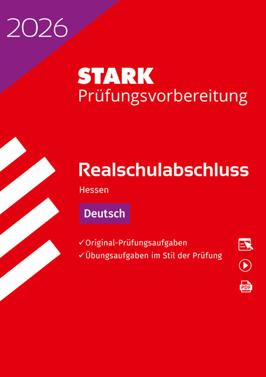 STARK Deutsch - Realschulabschluss 2026 Hessen - Prüfungsvorbereitung, m. 1 Buch, m. 1 Beilage