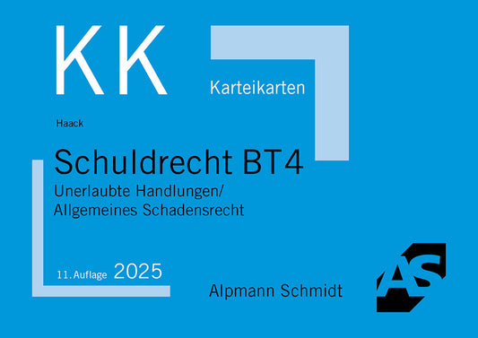Karteikarten Schuldrecht BT 4 (Claudia Haack)