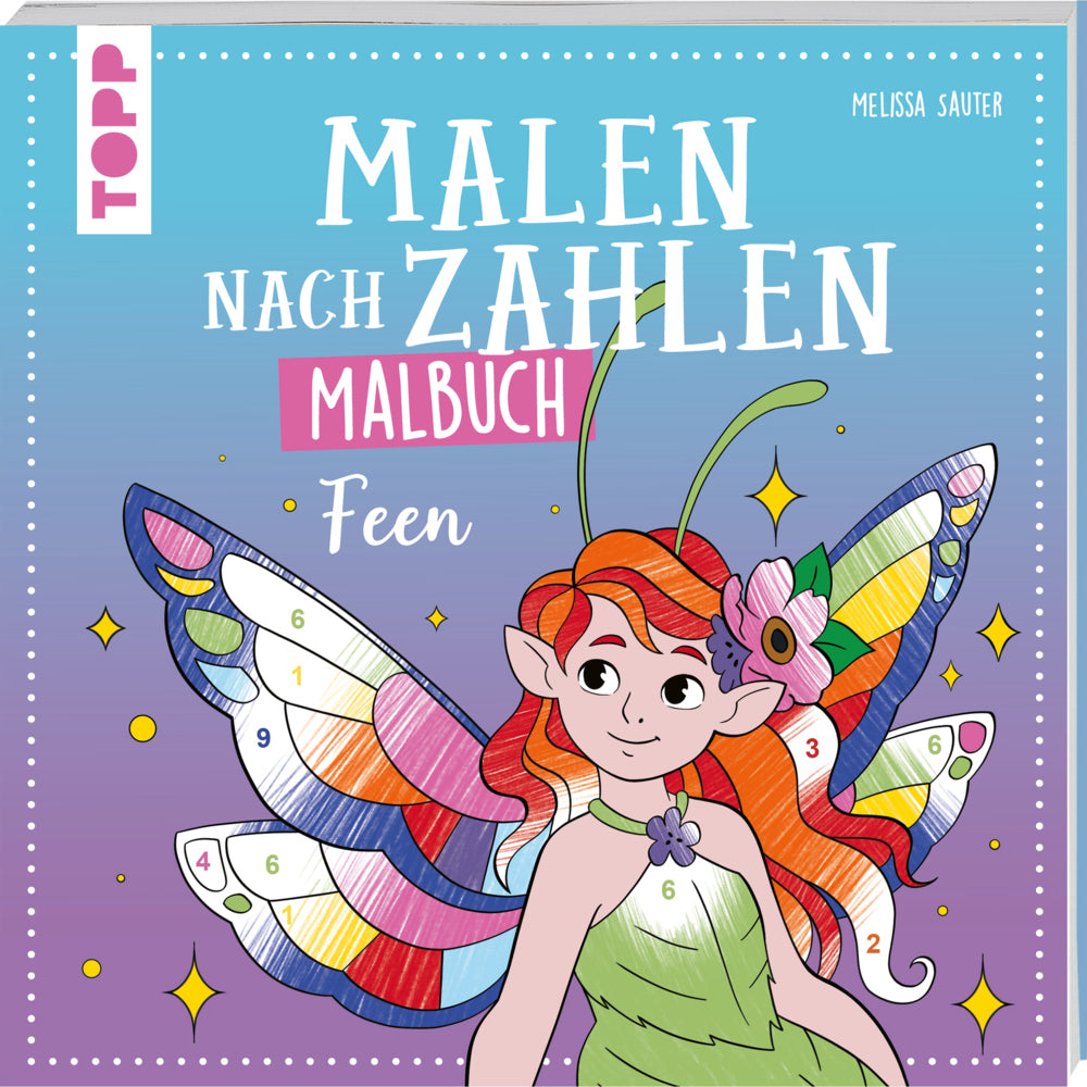 Malen nach Zahlen Malbuch Feen (Melissa Sauter)