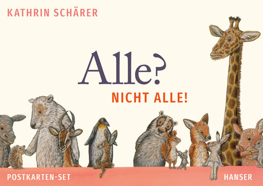 Alle? Nicht alle! Postkarten-Set (Kathrin Schärer)