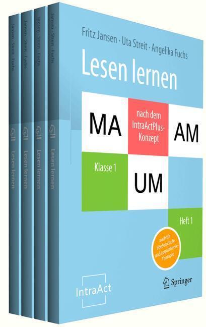 Lesen lernen nach dem IntraActPlus-Konzept, m. 4 Buch (Fritz Jansen)