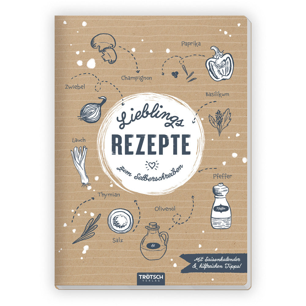 Trötsch Rezeptbuch Lieblingsrezepte zum Selberschreiben (Trötsch Verlag Gmbh & Co.Kg)