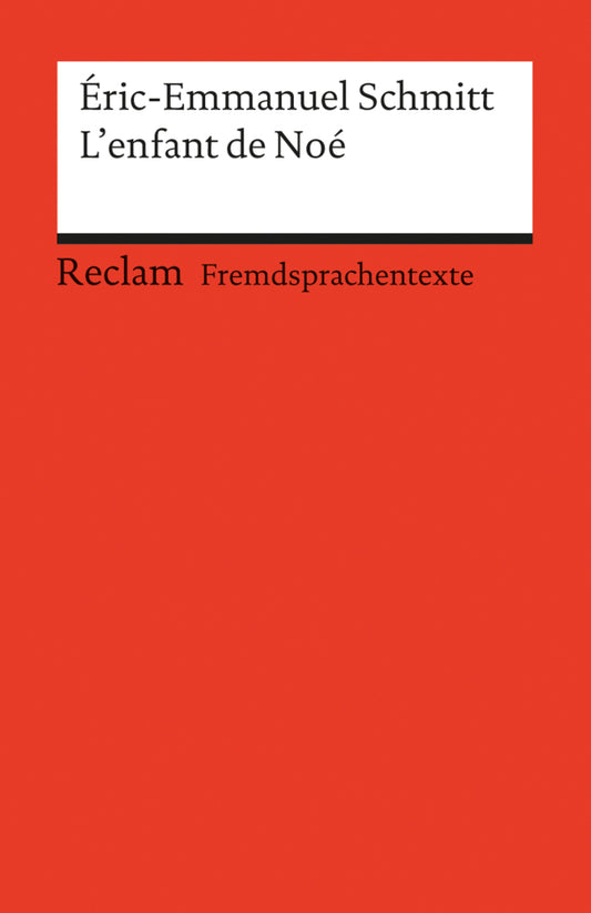 L'enfant de Noé (Éric-Emmanuel Schmitt)