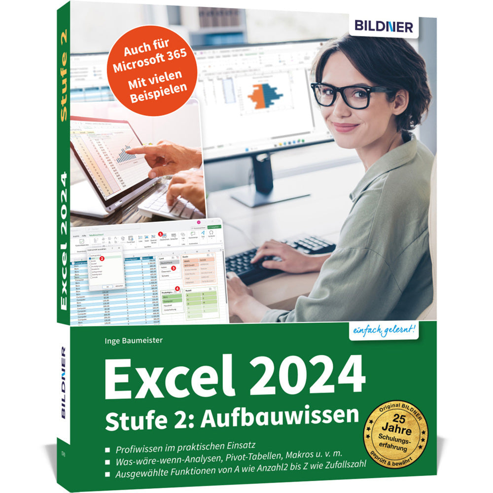 Excel 2024 - Stufe 2: Aufbauwissen (Inge Baumeister)