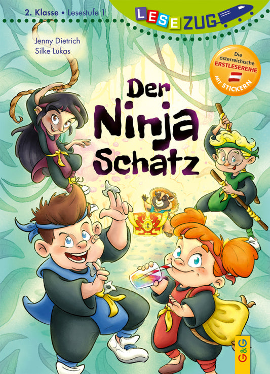 LESEZUG/2. Klasse - Lesestufe 1: Der Ninja-Schatz (Jenny Dietrich)