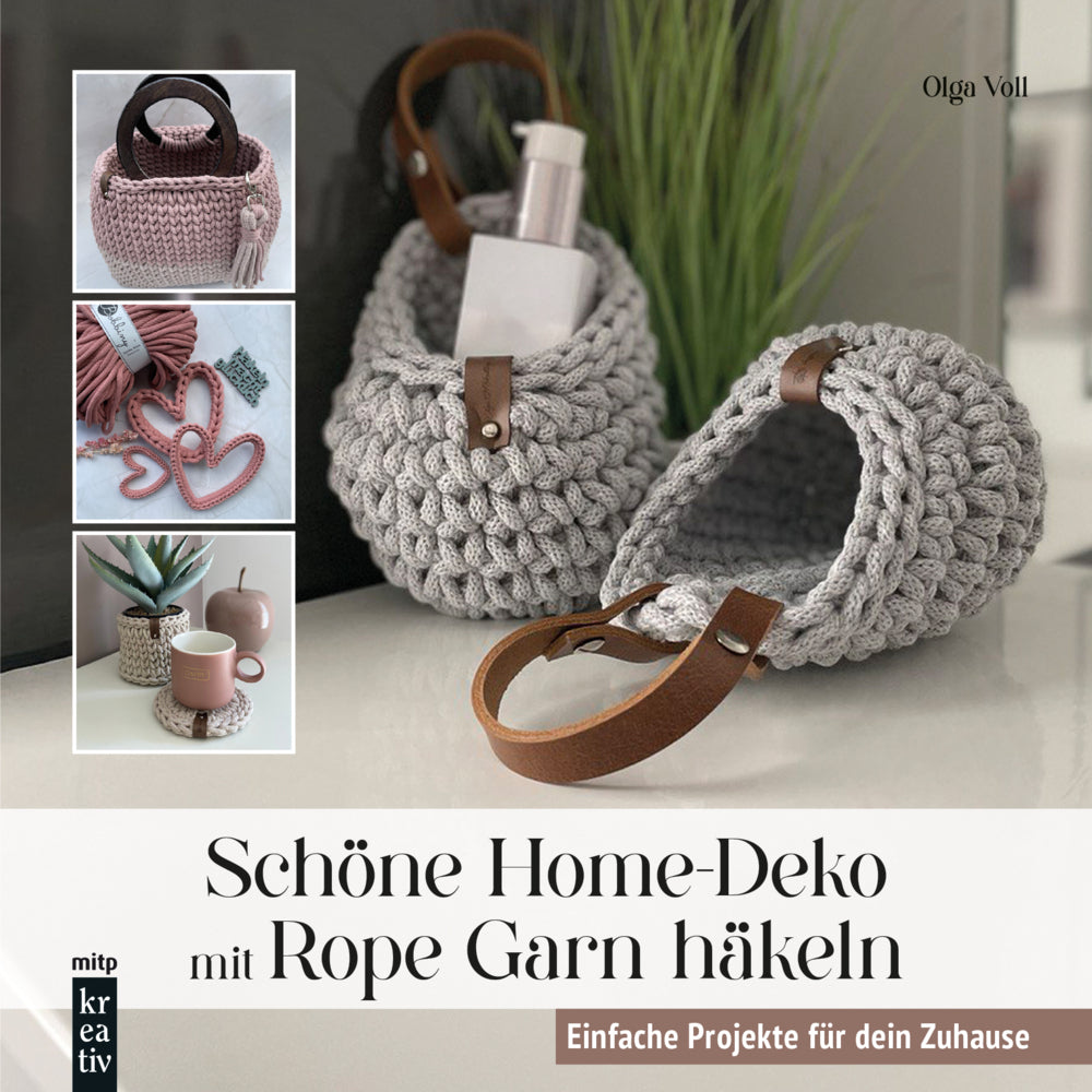Schöne Home-Deko mit Rope Garn häkeln (Olga Voll)