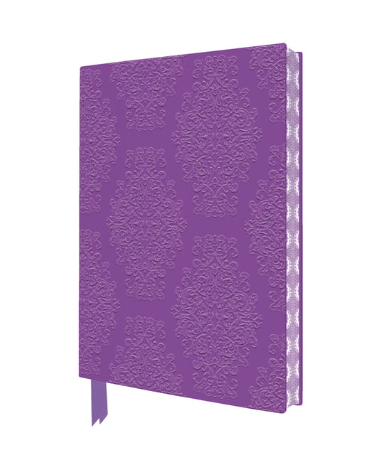Exquisit Premium Notizbuch DIN A5: Vintage Damast (Flame Tree Publishing)